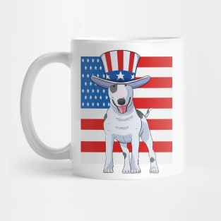 Bull Terrier 4th Of July Mug